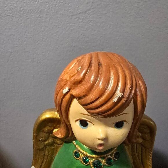 VINTAGE 1970's ceramic‎ angel figures CHOIR singing Made in Japan RARE Christmas - Picture 5 of 11